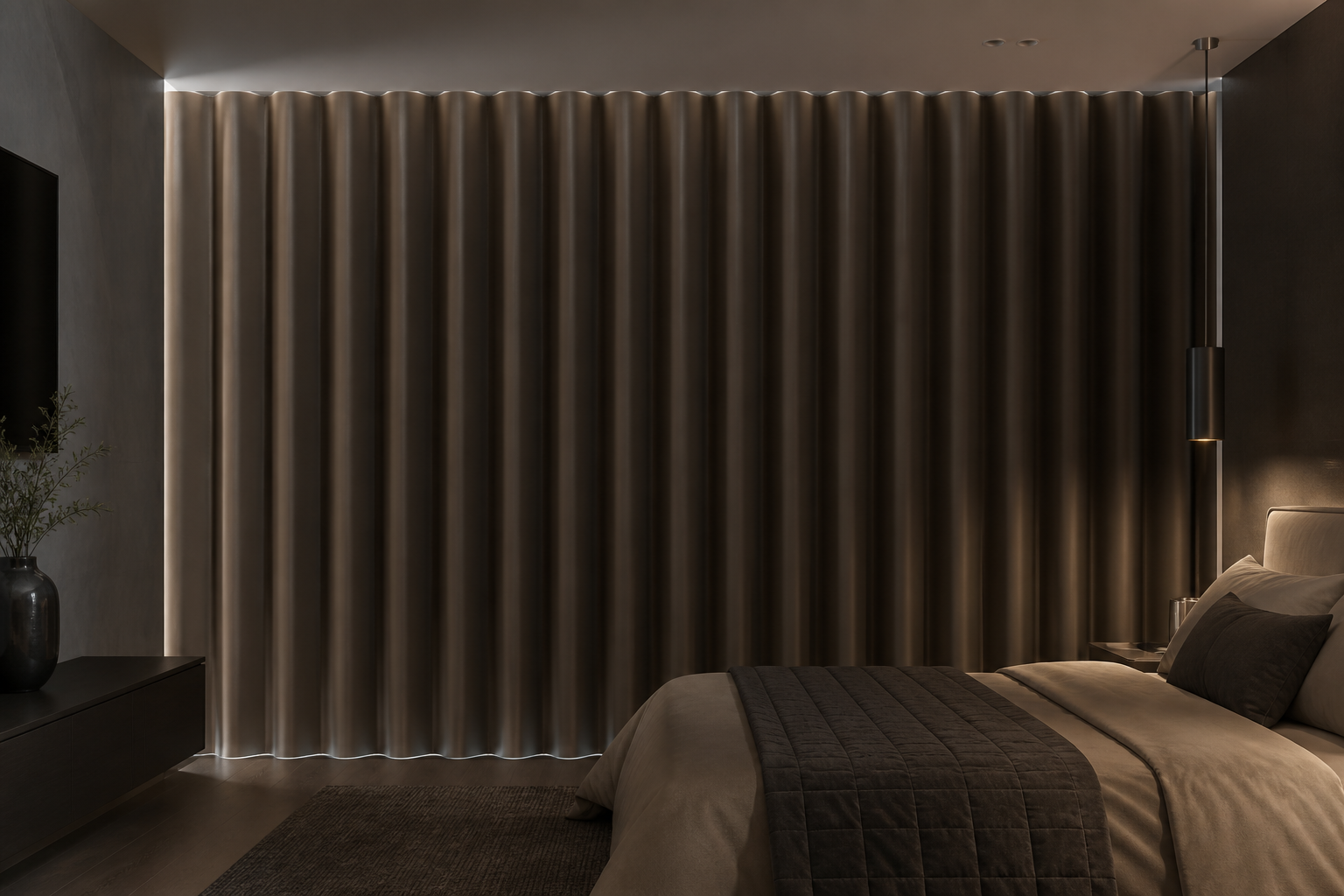 Black-Out Ripple Fold