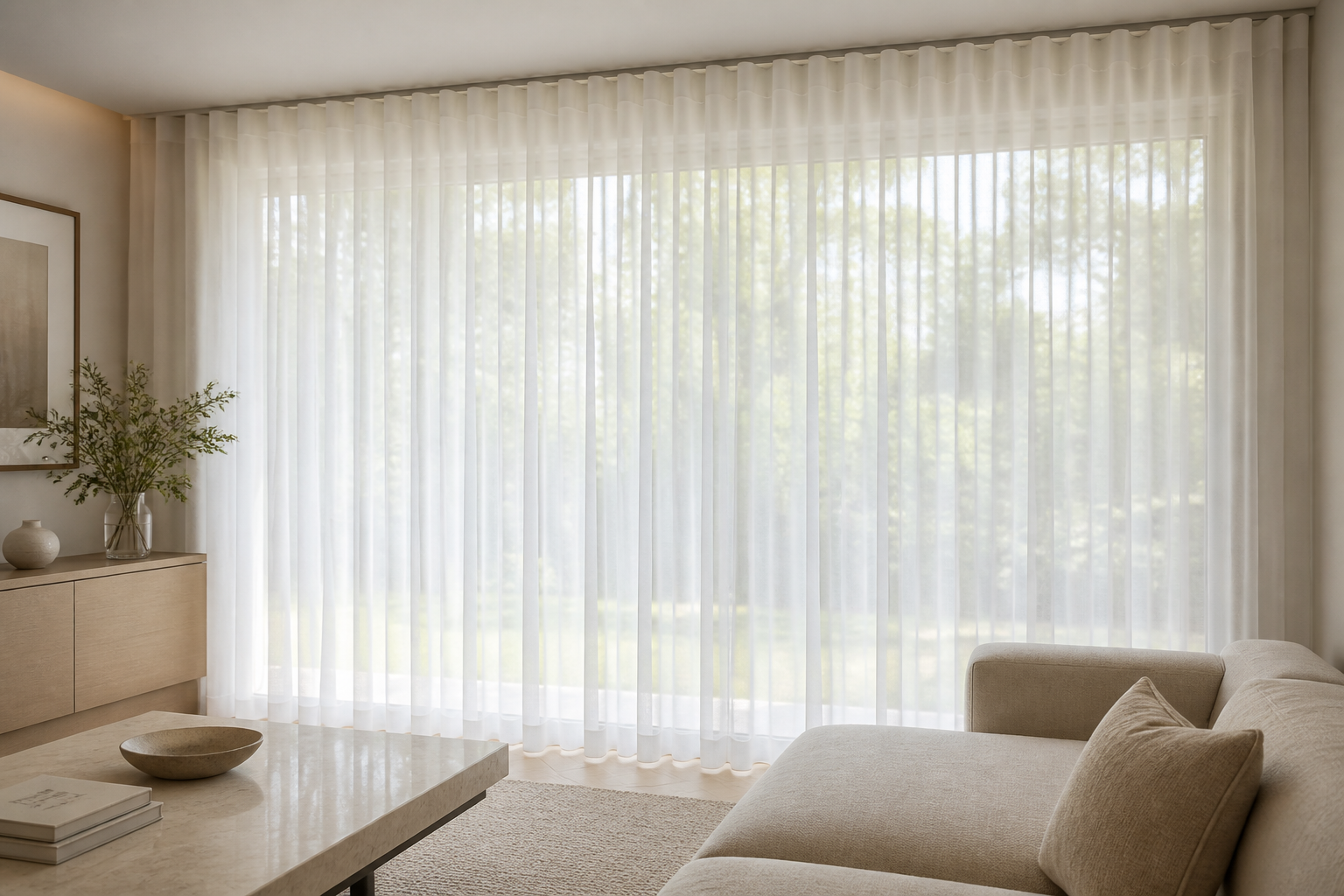 Sheer Ripple Fold